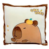 Almofada Capivara Quadrada 35 Cm Capybara - CaaToys - Almofada Capivara Quadrada 35 Cm Capybara - CaaToys -