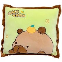 Almofada Capivara Quadrada 35CM Caa TOYS Verde CAA0125 Almofada Capivara Quadrada 35CM Caa TOYS Verde CAA0125