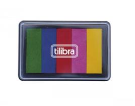 Almofada Carimbo 5 Cores Degrade Tilibra Almofada Carimbo 5 Cores Degrade Tilibra