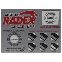 Almofada carimbo branco n3 Radex