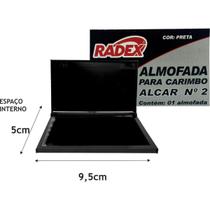 Almofada Carimbo N.2 Radex Preta