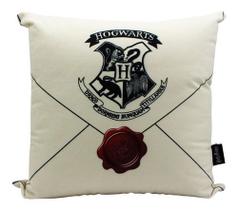 Almofada Carta Hogwarts Harry Potter Hermione Magia Bruxo Zc - Zona Criativa