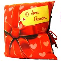 Almofada Carta Laço Para Meu Amor Namorada Cartão Coração To - Amor