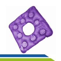 Almofada Casca de Ovo Quadrada Inflável com Orifício Anti Escaras Bioflorence Cod 101-0197