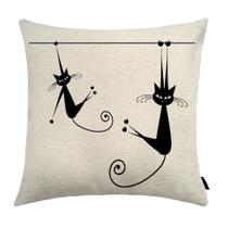 Almofada Cat Estampada 40x40cm E6 Almofada Cat Estampada 40x40cm E6