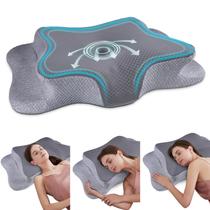 Almofada cervical de pescoço CHxxy para alívio da dor: espuma viscoelástica