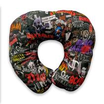 Almofada cervical personalizada rock 34 x 34