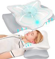 Almofada cervical Pulatree Odorless Contour Memory Foam Queen Almofada cervical Pulatree Odorless Contour Memory Foam Queen