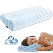 Almofada cervical Ylekto Memory Foam para alívio da dor no pescoço