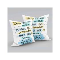 Almofada Cheia Dia dos Avós Homenagem Vó e Vô Presente 01 Peça