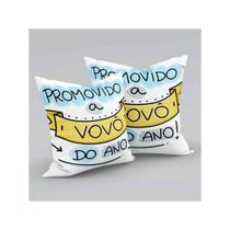 Almofada Cheia Dia dos Avós Homenagem Vó e Vô Presente 01 Peça