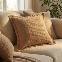 Almofada Cheia Karsten Atlanta 45 x 45cm 100% Algodão Decorativa com Zíper