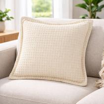Almofada Cheia Karsten Denver Piquet Favo 45 x 45cm 100% Algodão Macia Almofada Cheia Karsten Denver Piquet Favo 45 x 45cm 100% Algodão Macia
