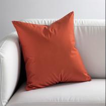 Almofada Cheia Veludo Macio Premium Sala Sofa Quarto Decorativa 45x45 Terracota