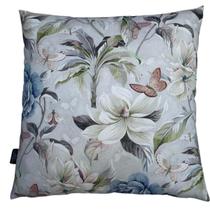 Almofada Cheia Waterhavana Impermeável Área Externa Flor Azul Borboleta 43cmx43cm