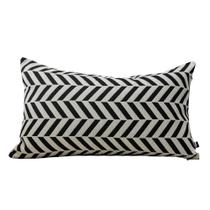 Almofada Chevron Black & White Retangular Almofada Chevron Black & White Retangular