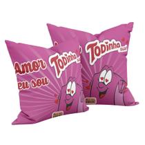 Almofada Chocolate Páscoa Criativa Presente Surpresa Frase de Amor Decorativa