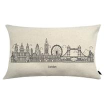 Almofada City Retangular Estampada 30x50cm Londres