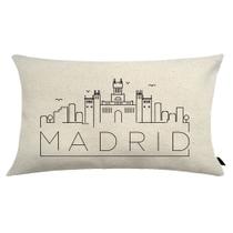 Almofada City Retangular Estampada 30x50cm Madrid