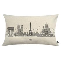 Almofada City Retangular Estampada 30x50cm Paris
