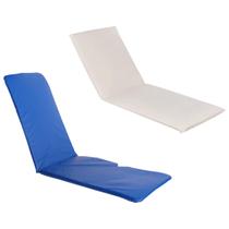 Almofada Colchonete Espreguiçadeira Lisa Branca E ul