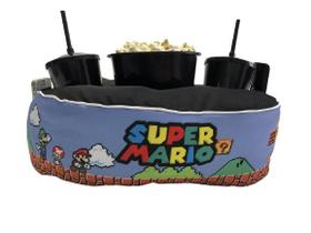 Almofada Com Bolso Porta Pipoca Balde + Copos Super Mario Almofada Com Bolso Porta Pipoca Balde + Copos Super Mario
