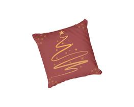 Almofada com enchimento Árvore Dourada Estrelas