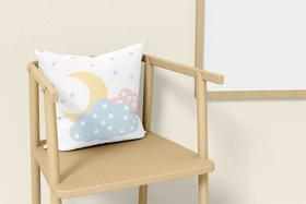 Almofada com enchimento Infantil Lua Nuvens Candy Almofada com enchimento Infantil Lua Nuvens Candy