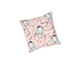 Almofada com enchimento Infantil Menina e Cachorrinho Rosa Almofada com enchimento Infantil Menina e Cachorrinho Rosa