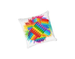 Almofada com enchimento Infantil Pop It Explosão de Cores Almofada com enchimento Infantil Pop It Explosão de Cores
