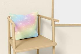 Almofada com enchimento Infantil Tie Dye Candy Brilhos