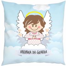 Almofada Com Enchimento Oração Santinho Anjinha da Guarda Almofada Com Enchimento Oração Santinho Anjinha da Guarda