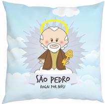 Almofada Com Enchimento Oração Santinhos São Pedro Almofada Com Enchimento Oração Santinhos São Pedro