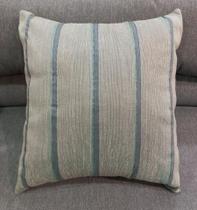 Almofada com Listras Verticais cor Azul