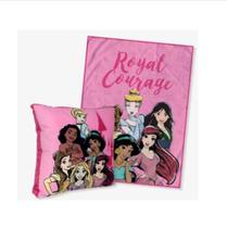 Almofada com manta princesas