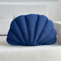 Almofada Concha Impermeável Área Externa 38x28 Azul