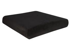 Almofada Confort Seat Latex Preta 40 X 40 X 7 CM - Perfetto