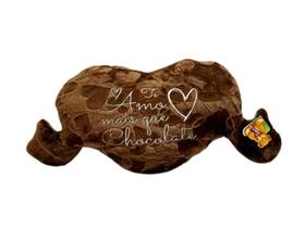 Almofada Coraçao Cheiro Chocolate Te Amo FE6973 41cm Fizzy Almofada Coraçao Cheiro Chocolate Te Amo FE6973 41cm Fizzy