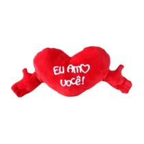 Almofada Coração Eu Amo Você