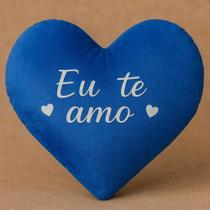 Almofada Coração "Eu te Amo" Presente Especial e Afetuoso 23x21 Almofada Coração "Eu te Amo" Presente Especial e Afetuoso 23x21