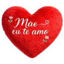 Almofada Coração "MÃE EU TE AMO" Presente Especial Almofada Coração "MÃE EU TE AMO" Presente Especial
