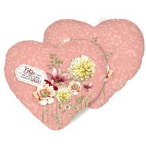 Almofada coração mãe você é amor 29x25