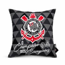Almofada Corinthians O Campeao dos Campeões Presente Decoração Oficial Almofada Corinthians O Campeao dos Campeões Presente Decoração Oficial