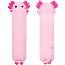 Almofada corporal de brinquedo de pelúcia Chubbyjoy Long Axolotl 110 cm rosa