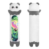 Almofada corporal de pelúcia Mewaii Long Panda 135 cm Kawaii para crianças