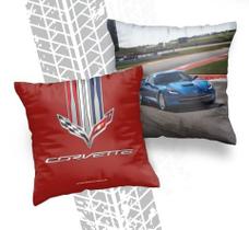 Almofada Corvette V8 Chevrolet 35x35 cm Potência e Estilo na Sua Decoração!