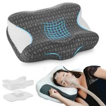 Almofada CPAP Elviros Cervical Neck Support Memory Foam Almofada CPAP Elviros Cervical Neck Support Memory Foam