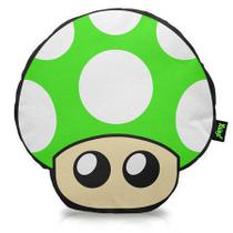 Almofada Criativa Geek Cogumelo verde - 1 UP - Yaay