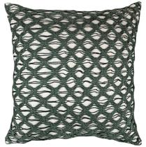 Almofada Crochê Rendado Oliva 52X52cm - Decortextil Almofada Crochê Rendado Oliva 52X52cm - Decortextil