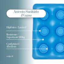 Almofada d'água caixa de ovo quadrada sem orifício ortopédica Aquasonus